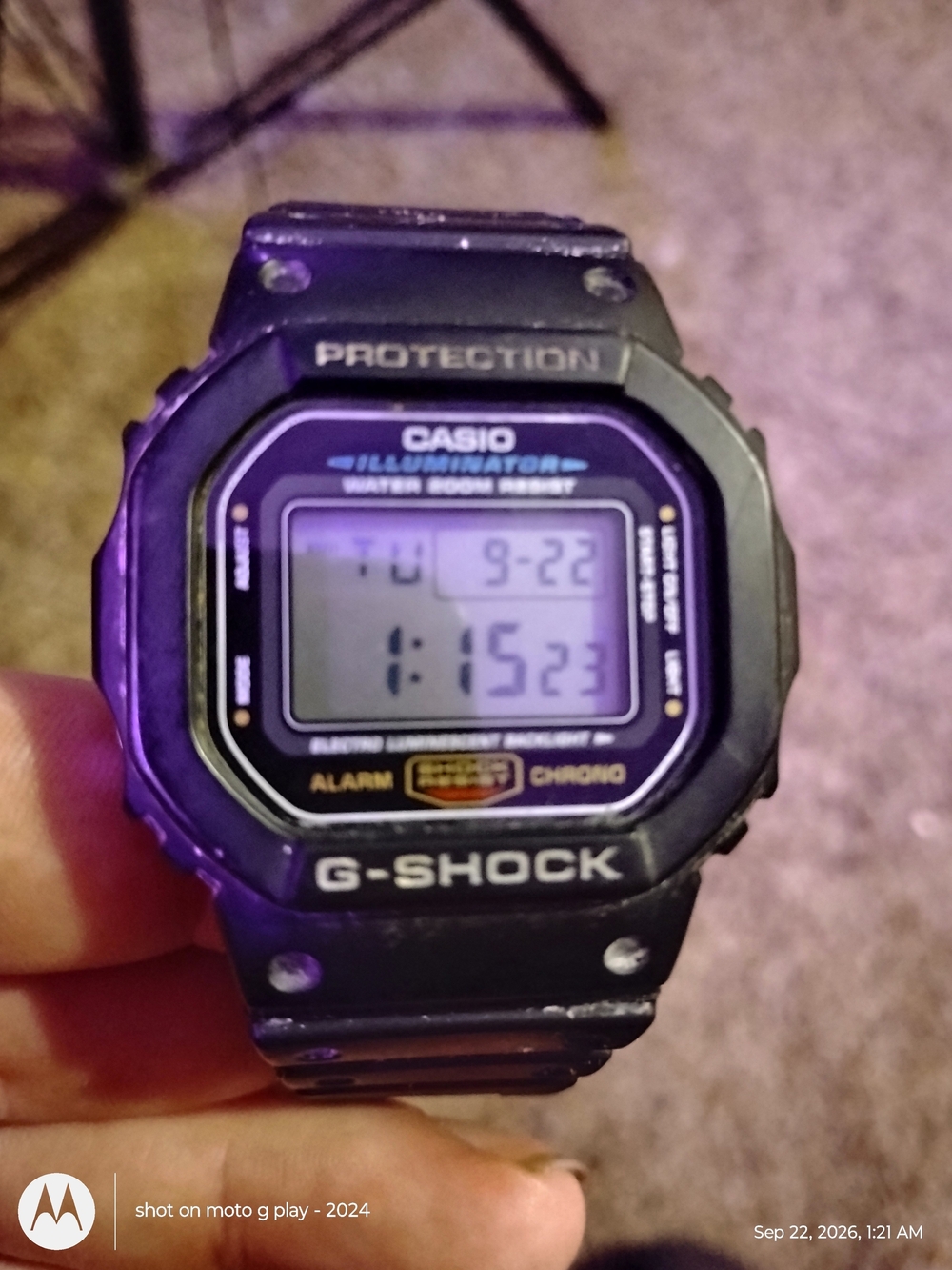 Casio G-Shock Black Digital Resin Watch